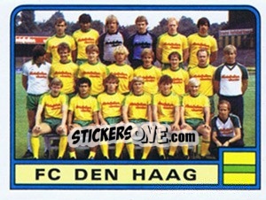 Figurina Team Fc Den Haag - Voetbal 1983-1984 n. 314 - Panini