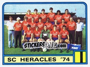 Sticker Team SC Heracles '74 - Voetbal 1983-1984 - Panini