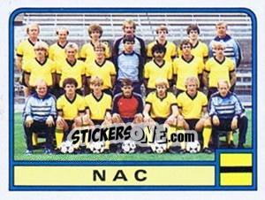 Sticker Team NAC - Voetbal 1983-1984 - Panini