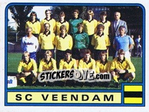 Sticker Team SC Veendam - Voetbal 1983-1984 n. 331 - Panini