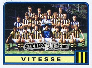 Sticker Team Vitesse - Voetbal 1983-1984 - Panini
