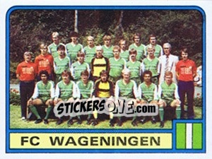 Figurina Team FC Wageningen - Voetbal 1983-1984 - Panini