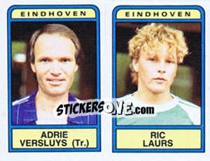 Sticker Adrie Versluys / Ric Laurs - Voetbal 1983-1984 n. 349 - Panini