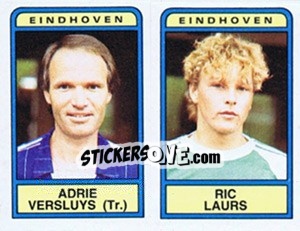 Cromo Adrie Versluys / Ric Laurs - Voetbal 1983-1984 - Panini