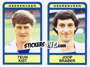 Sticker Teun Kist / Joop Braber - Voetbal 1983-1984 n. 362 - Panini