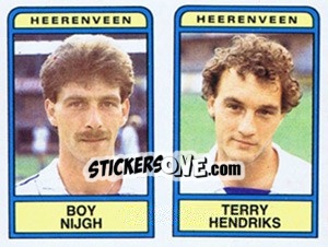 Cromo Boy Nijgh / Terry Hendriks - Voetbal 1983-1984 n. 366 - Panini