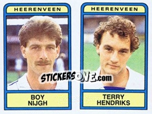 Sticker Boy Nijgh / Terry Hendriks - Voetbal 1983-1984 - Panini