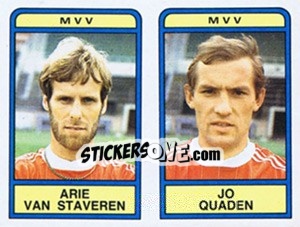 Cromo Arie van Staveren / Jo Quaden