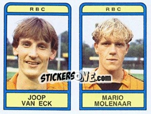 Cromo Joop van Eck / Mario Molenaar - Voetbal 1983-1984 - Panini