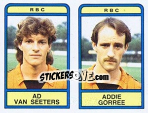 Sticker Ad van Seeters / Addie Gorree - Voetbal 1983-1984 n. 395 - Panini