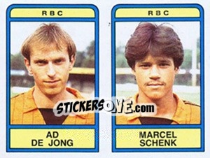 Sticker Ad de Jong / Marcel Schenk