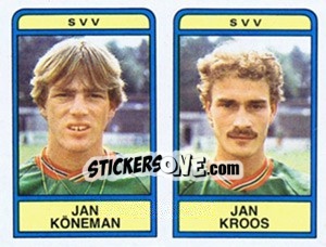 Sticker Jan Koneman / Jan Kroos - Voetbal 1983-1984 n. 401 - Panini