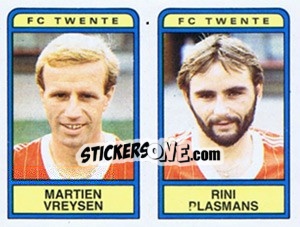 Cromo Martien Vreysen / Rini Plasmans - Voetbal 1983-1984 n. 413 - Panini