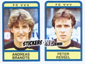 Sticker Andreas Brandts / Peter Ressel - Voetbal 1983-1984 n. 431 - Panini