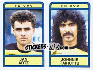 Sticker Jan Artz / Johnnie Taihuttu - Voetbal 1983-1984 n. 432 - Panini