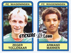 Sticker Zeger Tollenaar / Armand Mannen - Voetbal 1983-1984 n. 435 - Panini