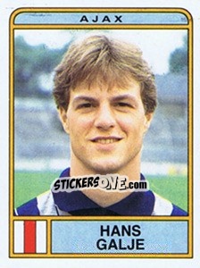 Cromo Hans Galje - Voetbal 1983-1984 - Panini