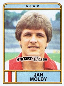 Sticker Jan Molby - Voetbal 1983-1984 - Panini