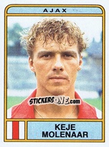 Figurina Keje Molenaar - Voetbal 1983-1984 - Panini