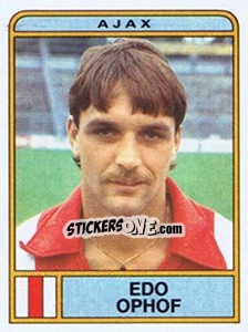 Sticker Edo Ophof - Voetbal 1983-1984 n. 12 - Panini