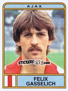 Sticker Felix Gasselich - Voetbal 1983-1984 - Panini