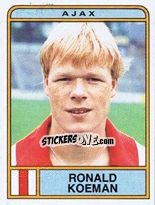 Sticker Ronald Koeman - Voetbal 1983-1984 n. 15 - Panini