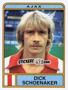 Sticker Dick Schoenbaker - Voetbal 1983-1984 n. 17 - Panini