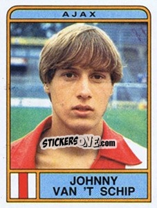 Sticker Johnny van't Schip - Voetbal 1983-1984 n. 20 - Panini