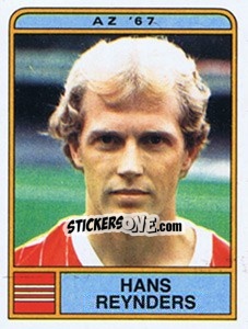Sticker Hans Reynders - Voetbal 1983-1984 - Panini