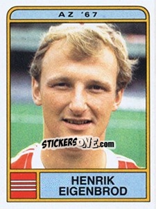 Sticker Henrik Eigenbrod - Voetbal 1983-1984 n. 30 - Panini