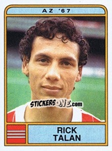 Sticker Rick Talan - Voetbal 1983-1984 - Panini