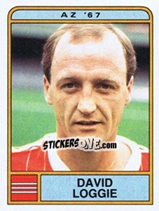 Sticker David Loggie - Voetbal 1983-1984 - Panini