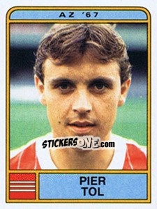 Sticker Pier Tol - Voetbal 1983-1984 - Panini