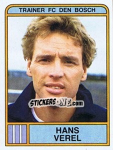 Sticker Hans Verel - Voetbal 1983-1984 n. 41 - Panini