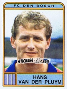Cromo Hans van der Pluym - Voetbal 1983-1984 - Panini