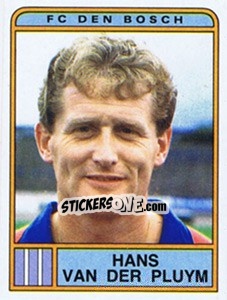Sticker Hans van der Pluym - Voetbal 1983-1984 n. 42 - Panini