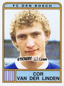 Sticker Cor van der Linden - Voetbal 1983-1984 - Panini