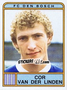Sticker Cor van der Linden - Voetbal 1983-1984 n. 49 - Panini