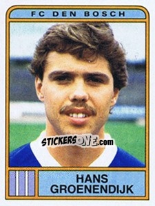 Figurina Hans Groenendijk - Voetbal 1983-1984 - Panini