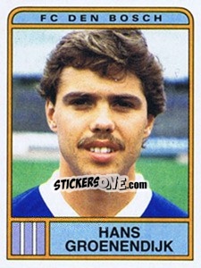 Sticker Hans Groenendijk - Voetbal 1983-1984 n. 53 - Panini