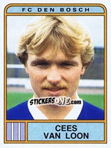 Sticker Cees van Loon - Voetbal 1983-1984 - Panini