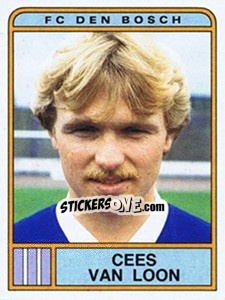 Sticker Cees van Loon - Voetbal 1983-1984 n. 54 - Panini