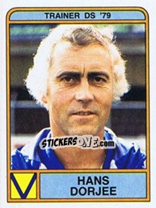Sticker Hans Dorjee - Voetbal 1983-1984 n. 58 - Panini