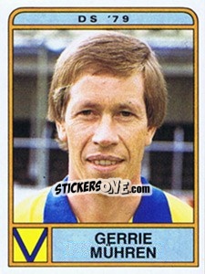 Sticker Gerrie Muhren - Voetbal 1983-1984 - Panini