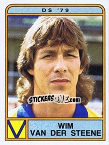 Sticker Wim van der Steene - Voetbal 1983-1984 - Panini