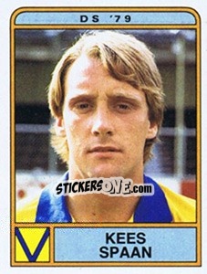 Sticker Kees Spaan - Voetbal 1983-1984 - Panini