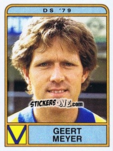 Figurina Geert Meyer - Voetbal 1983-1984 - Panini