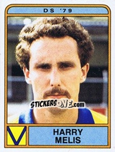 Sticker Harry Melis - Voetbal 1983-1984 - Panini