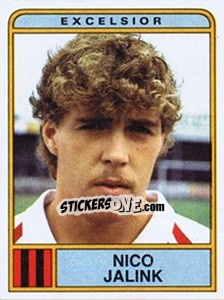 Sticker Nico Jalink - Voetbal 1983-1984 n. 81 - Panini