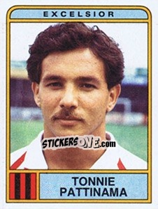 Sticker Tonnie Pattinama - Voetbal 1983-1984 - Panini